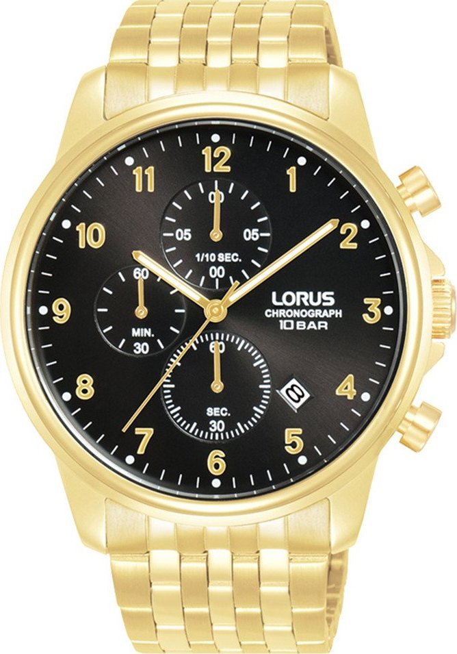 Zegarek Lorus Zegarek męski Lorus RM340JX9 złoty