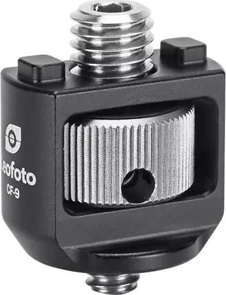 Leofoto Leofoto CF-9 1/4" Male to 3/8" Male Adapter Accessory Ideal for Magic Arm Tripod Mount