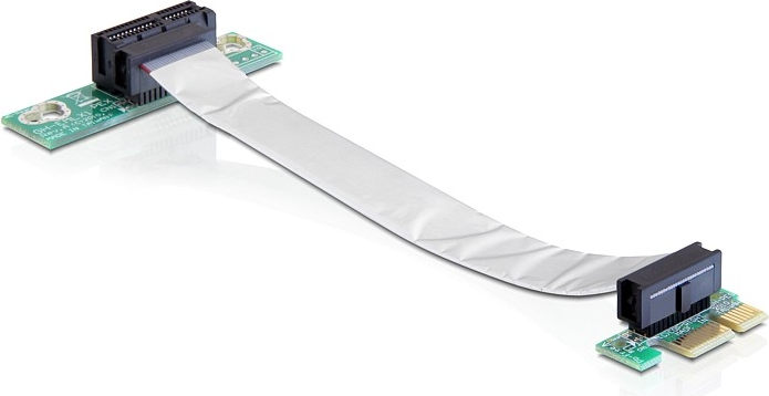 Delock PCIe 6-pin - PCIe 8-pin, 0.13m, Szary (41839)