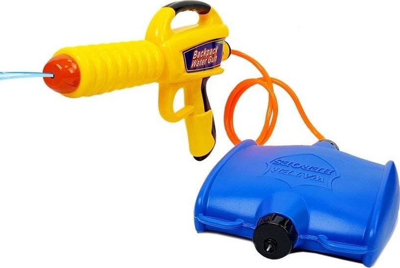 Lean Sport Pistolet na Wodę ze Zbiornikiem Żółto- Niebieski