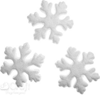 DP Craft Śnieżynki styropianowe 75 mm, 24 szt. (DIST-010)