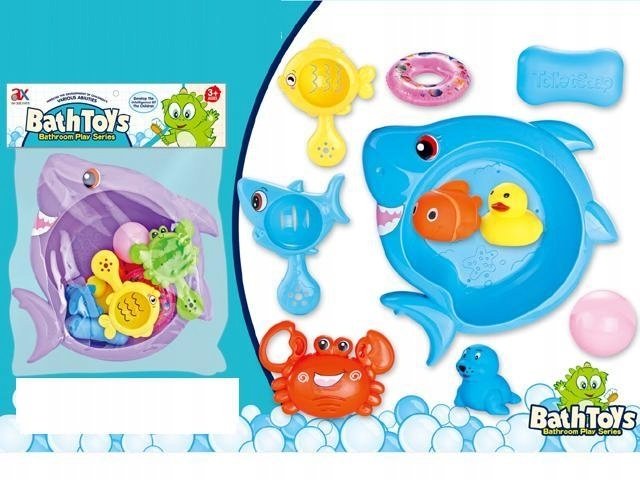 Zestaw Zabawek do Kąpieli Rybka - Rekin i Przyjaciele