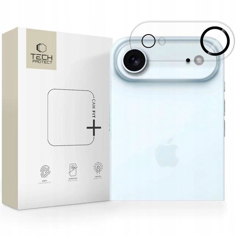 Osłona aparatu Tech-Protect Cam Fit+ do Apple iPhone 17 Air Clear