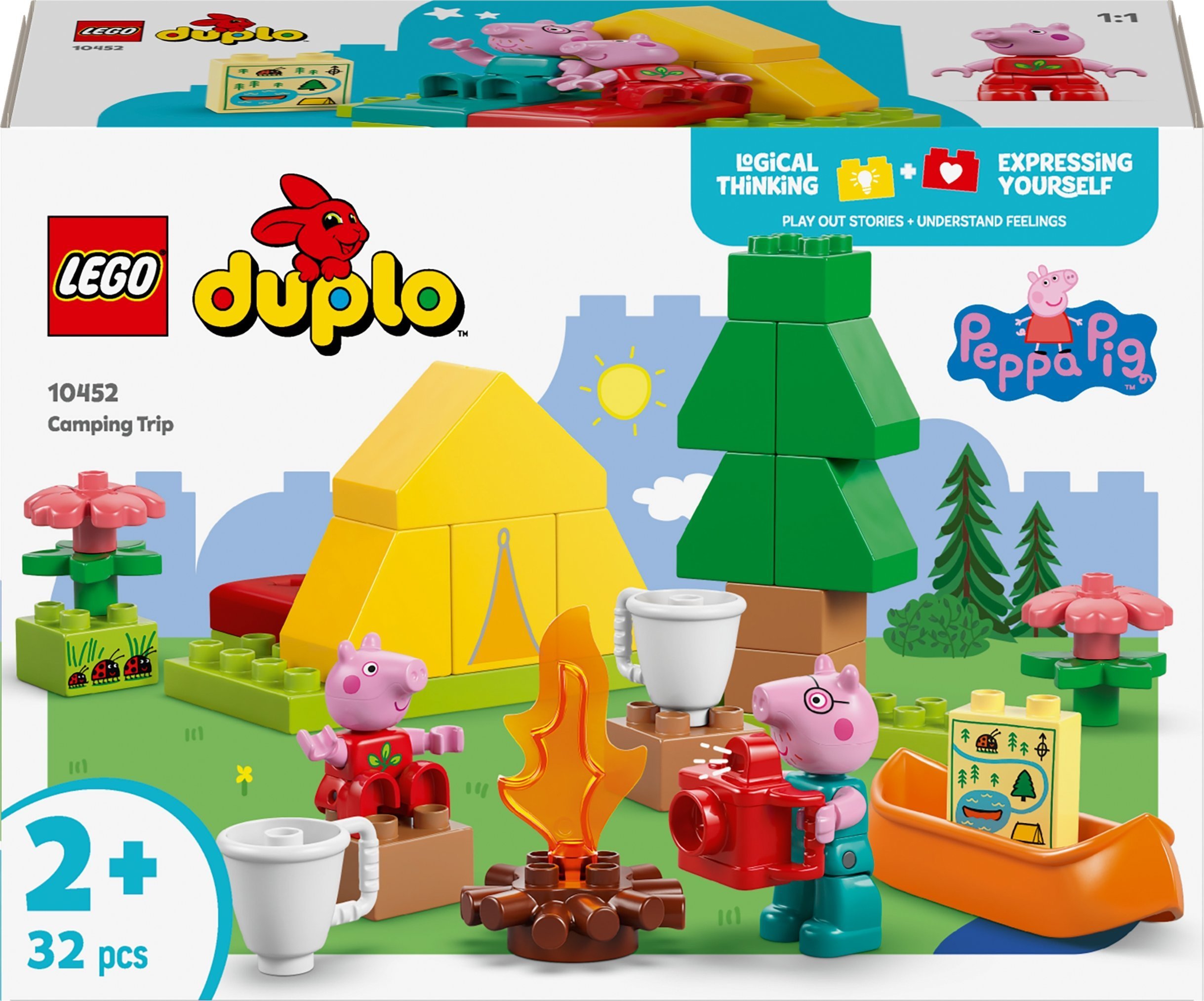 LEGO Duplo Świnka Peppa Wyprawa na biwak (10452)