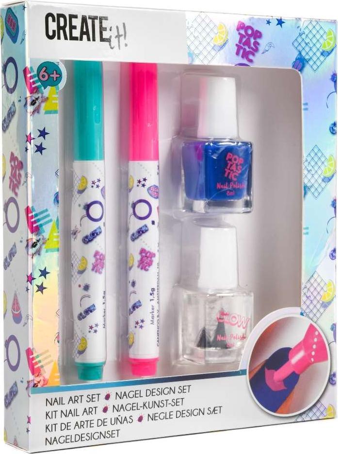 Canenco Create it! Zestaw do paznokci #2 lakiery i markery