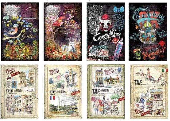 Fresh Notatnik ozdobny B6 80 kartek w linie