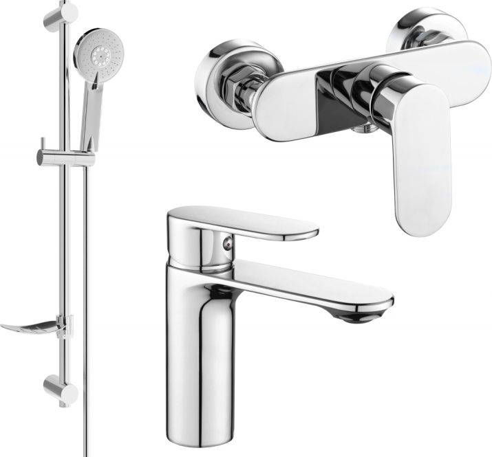 Mexen Mexen Milo DF40 zestaw prysznicowy, chrom - 71304DF40-00