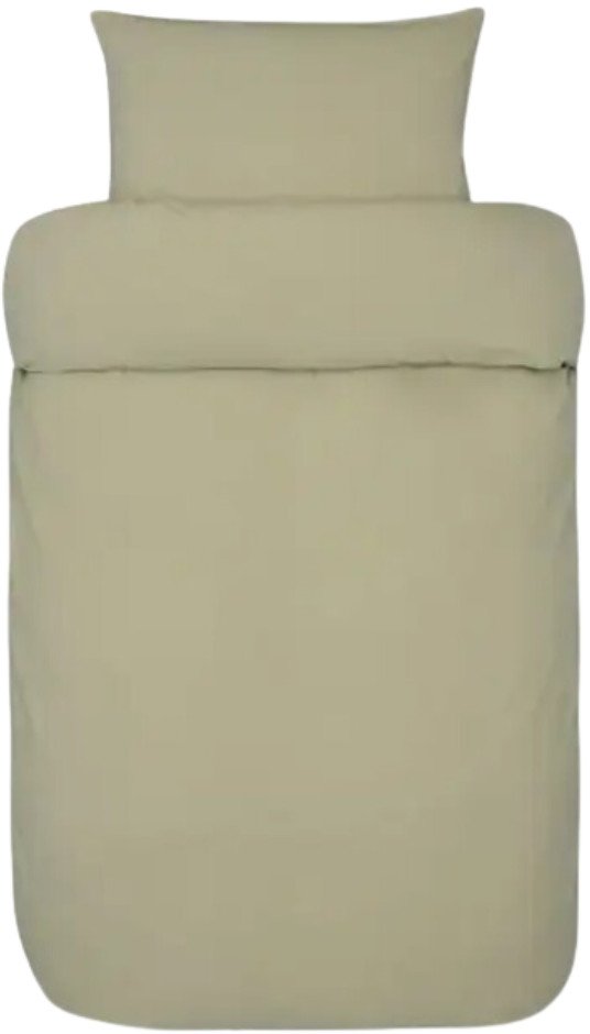 Pościel Hoie Froya Rozmiar poszewki na kołdrę: 200x220 cm, Rozmiar poszewki na poduszkę: 50x70 cm, Kolor: Lys Oliven 100% bawełna, Certyfikat Oeko Te