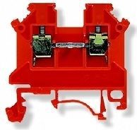 Wago Złączka szynowa 3-przewodowa 2,5mm2 czerwona (280-653)