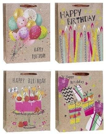 Torebka ozdobna 18x23x8cm mix ROZETTE