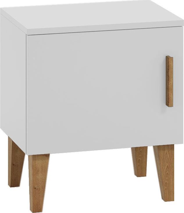 Elior Skandynawska szafka nocna dla dziecka Maurycy 2X - biała
