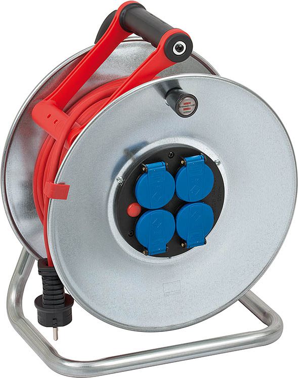 Brennenstuhl Przedłużacz bębnowy Garant S Super-Solid IP44 4 x 230V czerwony 40m (1199844)