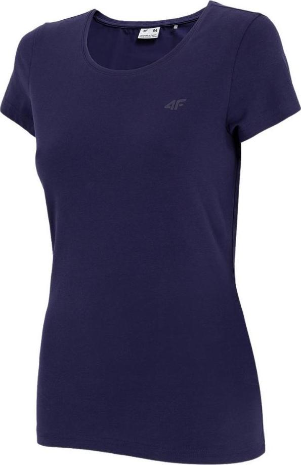 4f Koszulka damska H4L22-TSD350 Ciemny granat r. S