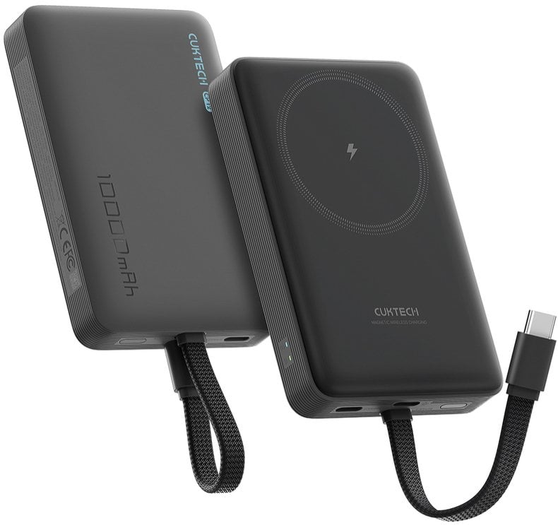 Powerbank Cuktech CP132ML 10000mAh kompatybilny z MagSafe - czarny