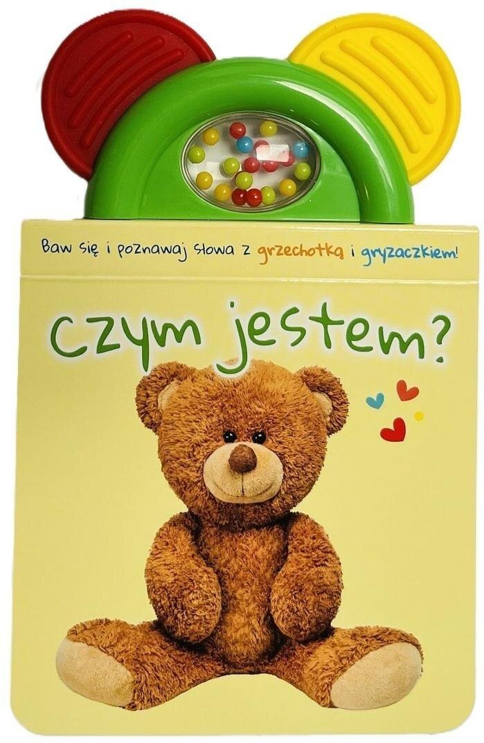 Książeczka z gryzakiem i grzechotką. Czym jestem?