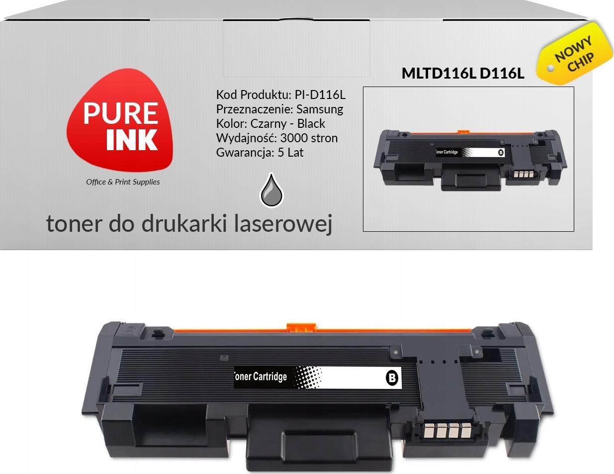 Toner Pureink Black Zamiennik MLT-D116L