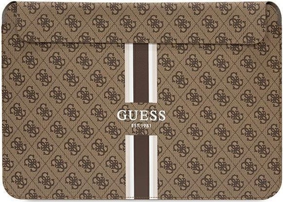 Etui Guess Guess Sleeve GUCS14P4RPSW 14" brązowy/ brown 4G Printed Stripes
