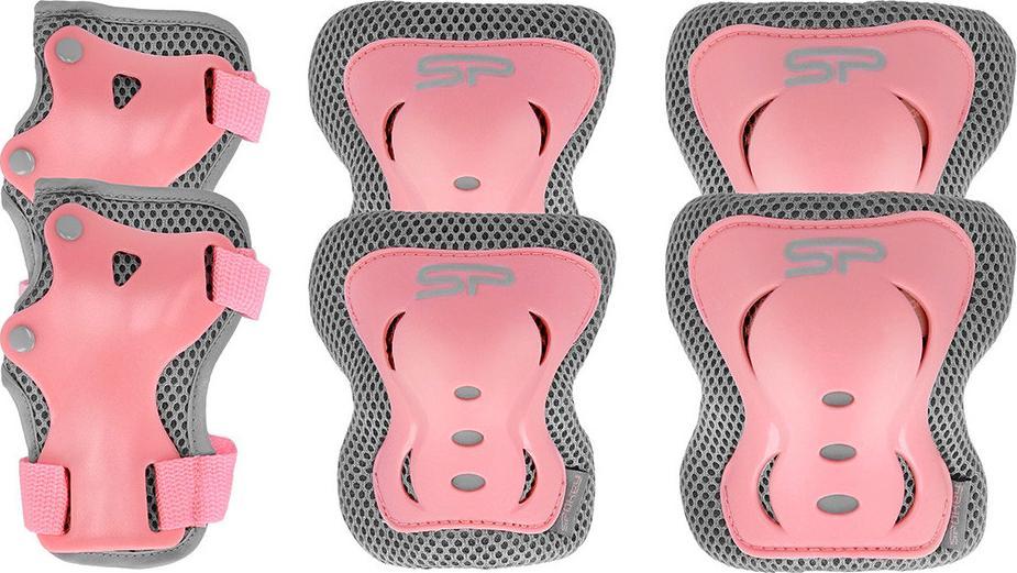 Spokey Zestaw ochraniaczy M różówe 940925