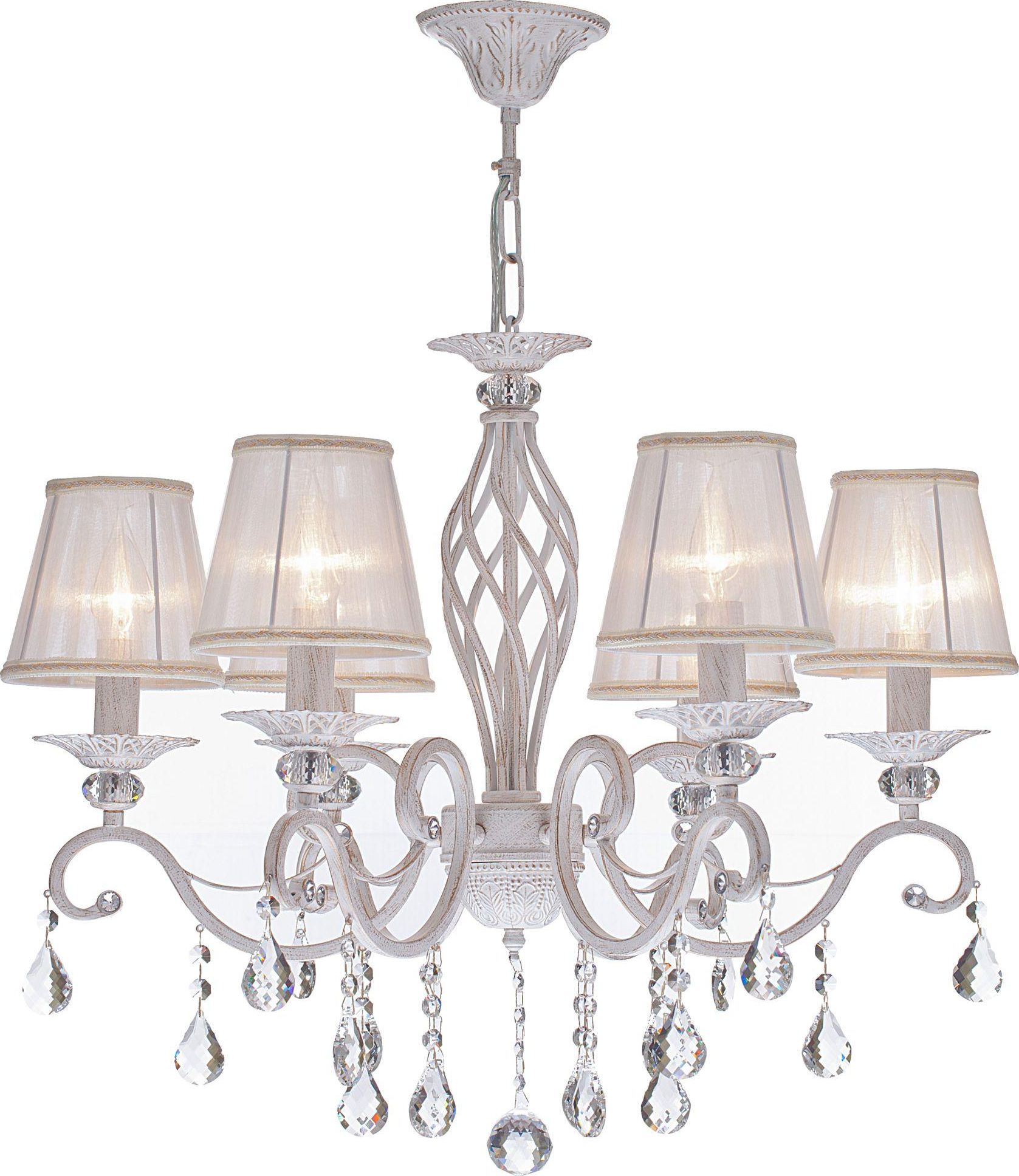 Lampa wisząca Maytoni Żyrandol materiałowy Maytoni Grace ARM247-06-G