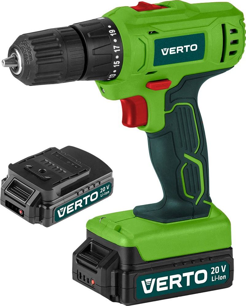 Wiertarko-wkrętarka Verto 50G291 20 V 2 x akumulator 1.5 Ah
