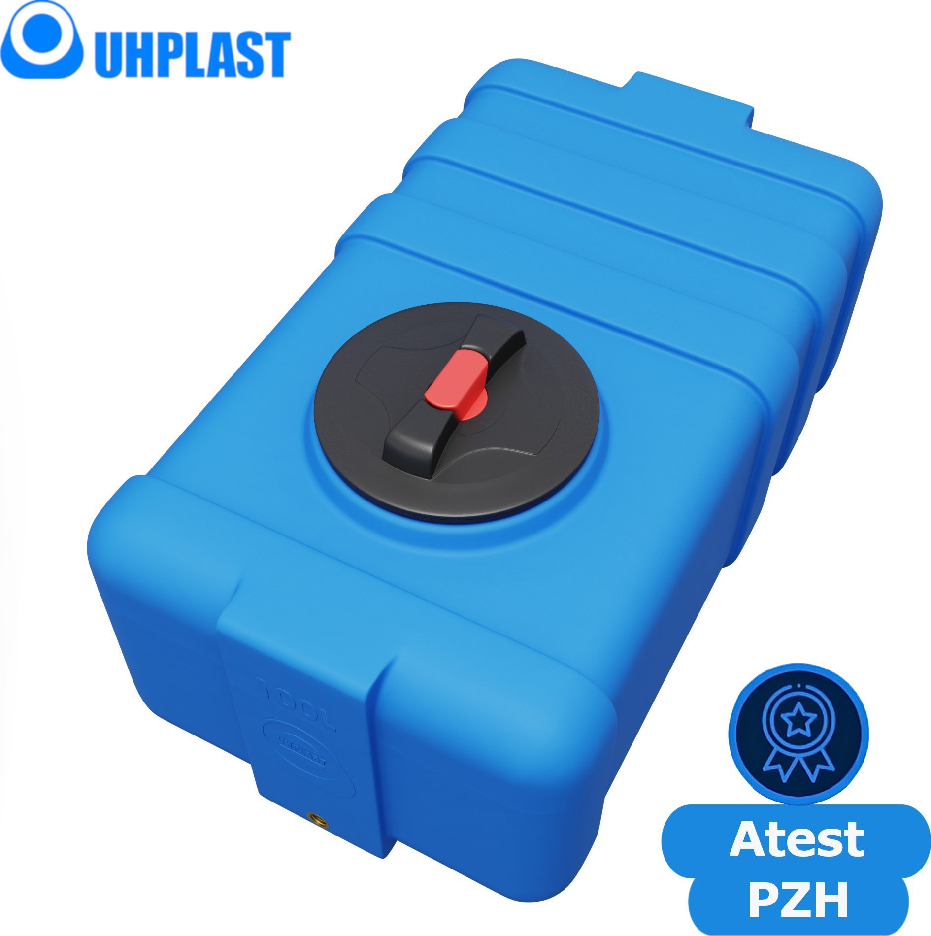 UHP Zbiornik na wodę 100l UHP KUBATON TRANSPORT SK-100E Niebieski