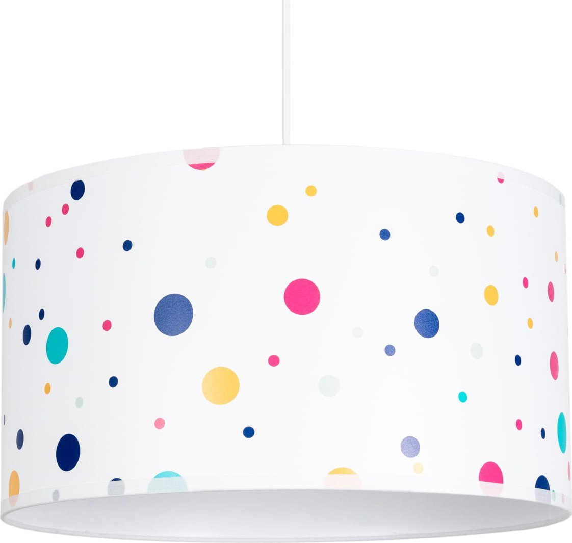 Solar Lampa wisząca kolorowe kropki plus denko