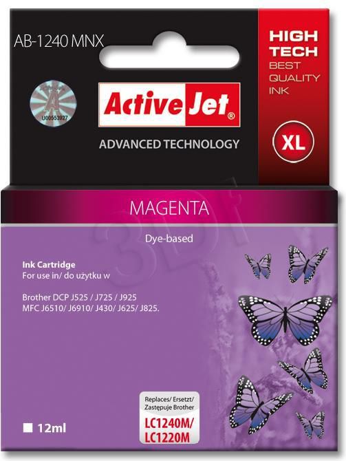 Tusz Activejet tusz AB-1240MNX / LC-1240M (magenta)