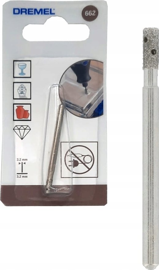 Wiertło Dremel Wiertlo do szkla 3,2mm