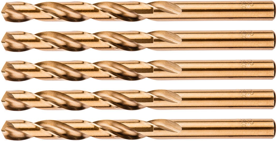 Wiertła do metalu HSS-Co 10.0 mm, 5 szt.