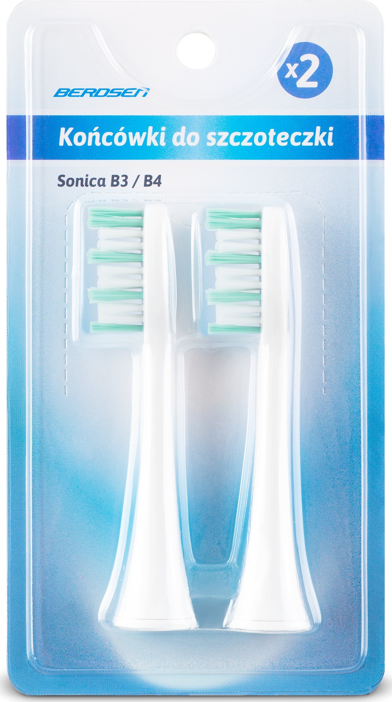 Końcówka Berdsen Końcówki do szczoteczki sonicznej Berdsen 2 szt.