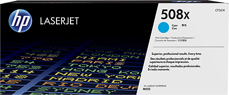 Toner HP 508X Cyan Oryginał (CF361X)