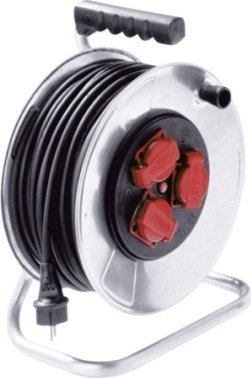 Bachmann Zwijacz kabla z blachy stalowej BACHMANN 3-f. 50m, H05RR-F 3G1,5mm, IP44