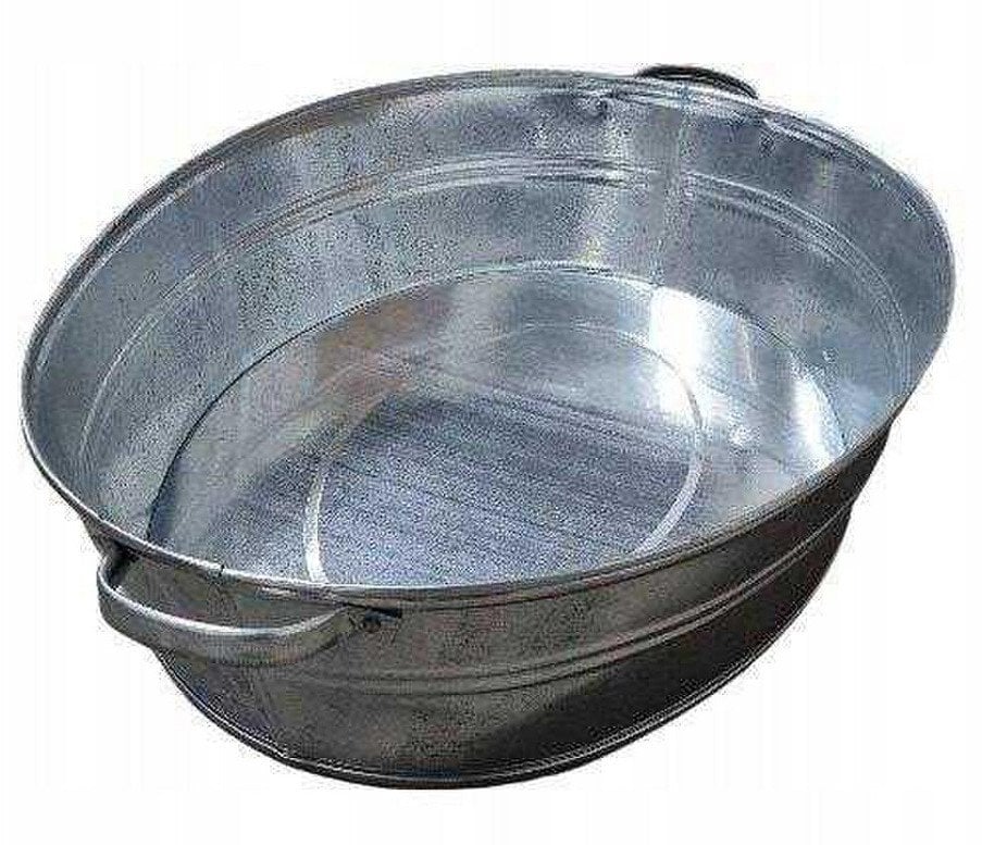 GALVANIZED TUB 27L 60X48X15CM