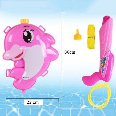 LUXMA Pistolet na wodę armata sikawka plecak delfin 130