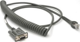 Kabel Zebra Zebra CBA-R37-C09ZBR kabel równoległy Beżowy 2,74 m DB9