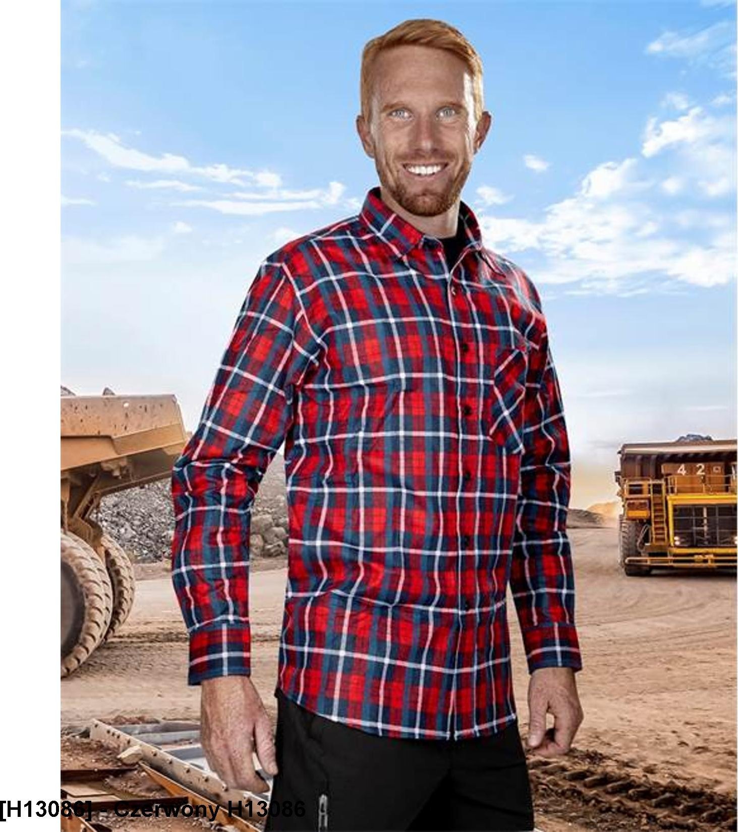 Ardon ARDON JONAH - koszula flanelowa - Czerwony H13086 L