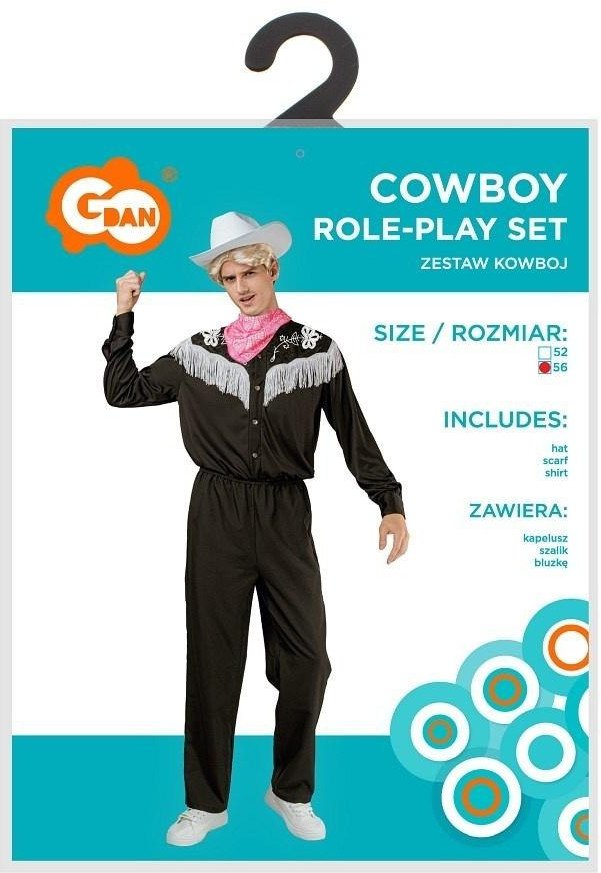 Strój dla dorosłych Kowboj rozm. 56
