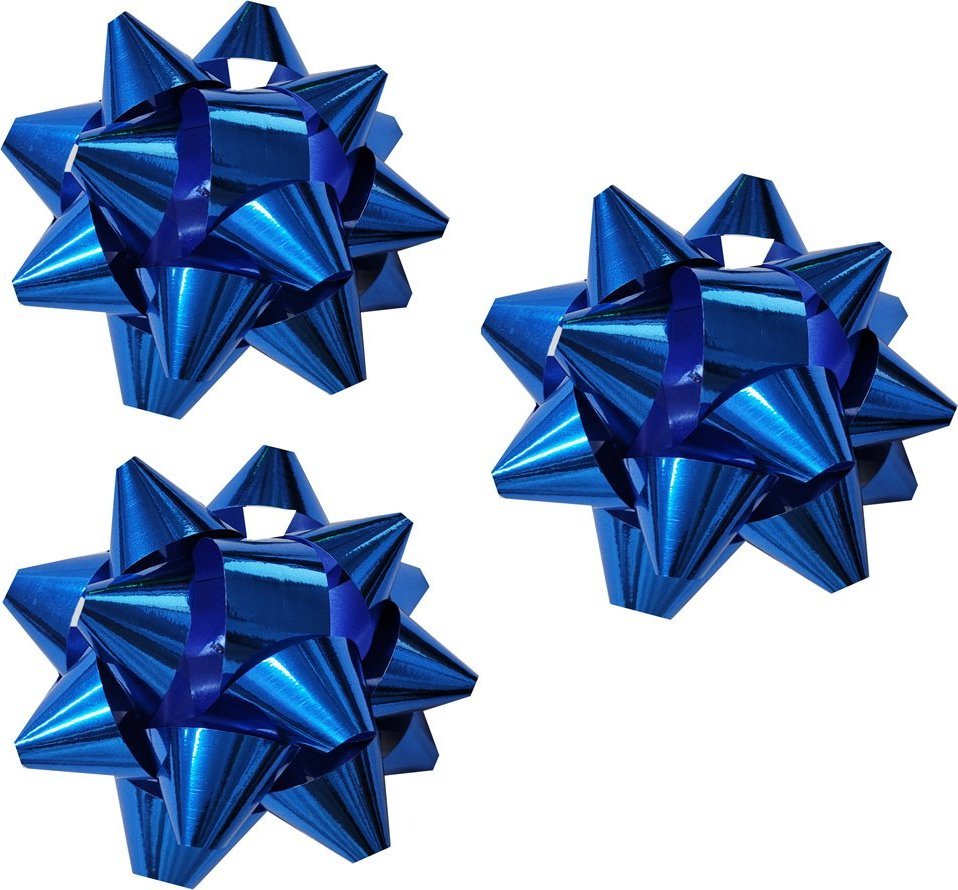 Fastima Zestaw Niebieska KOKARDA do prezentów 9cm B015