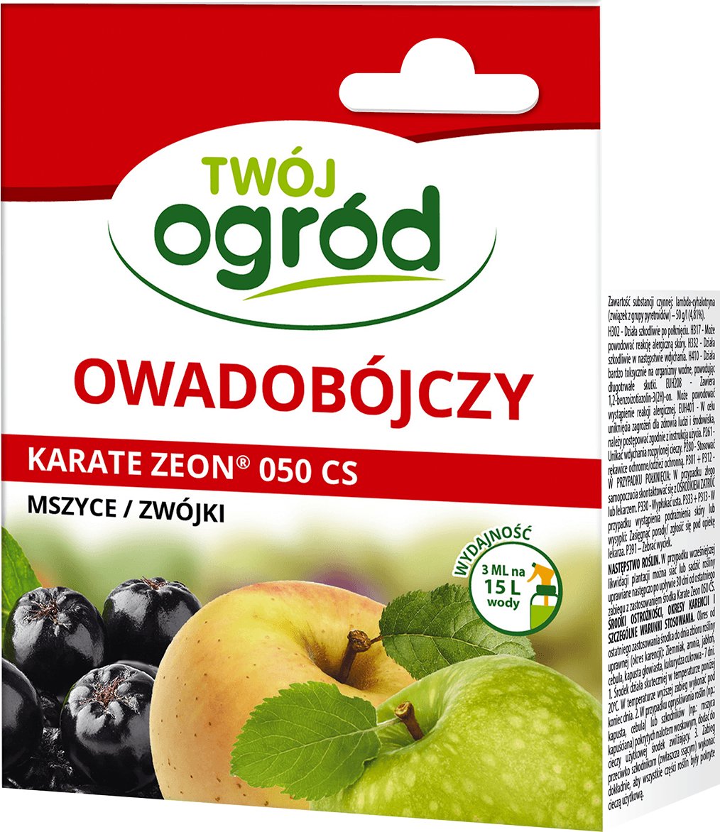Karate Zeon 050 CS (lambda-cyhalotryna) Twój Ogród - środek owadobójczy 3ml