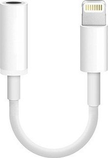 Adapter USB Vega J-002 Lightning - Jack 3.5mm Biały (30189)