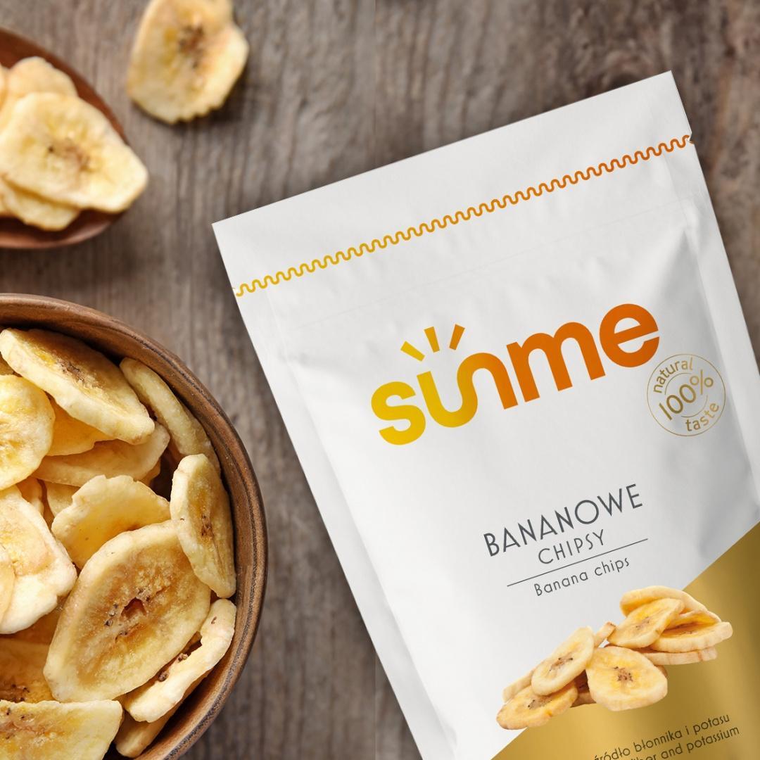 Sunme Chipsy bananowe 0,5 kg