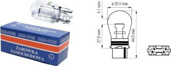 Carcommerce ŻARÓWKA 12V 21W CAŁOSZKLANA