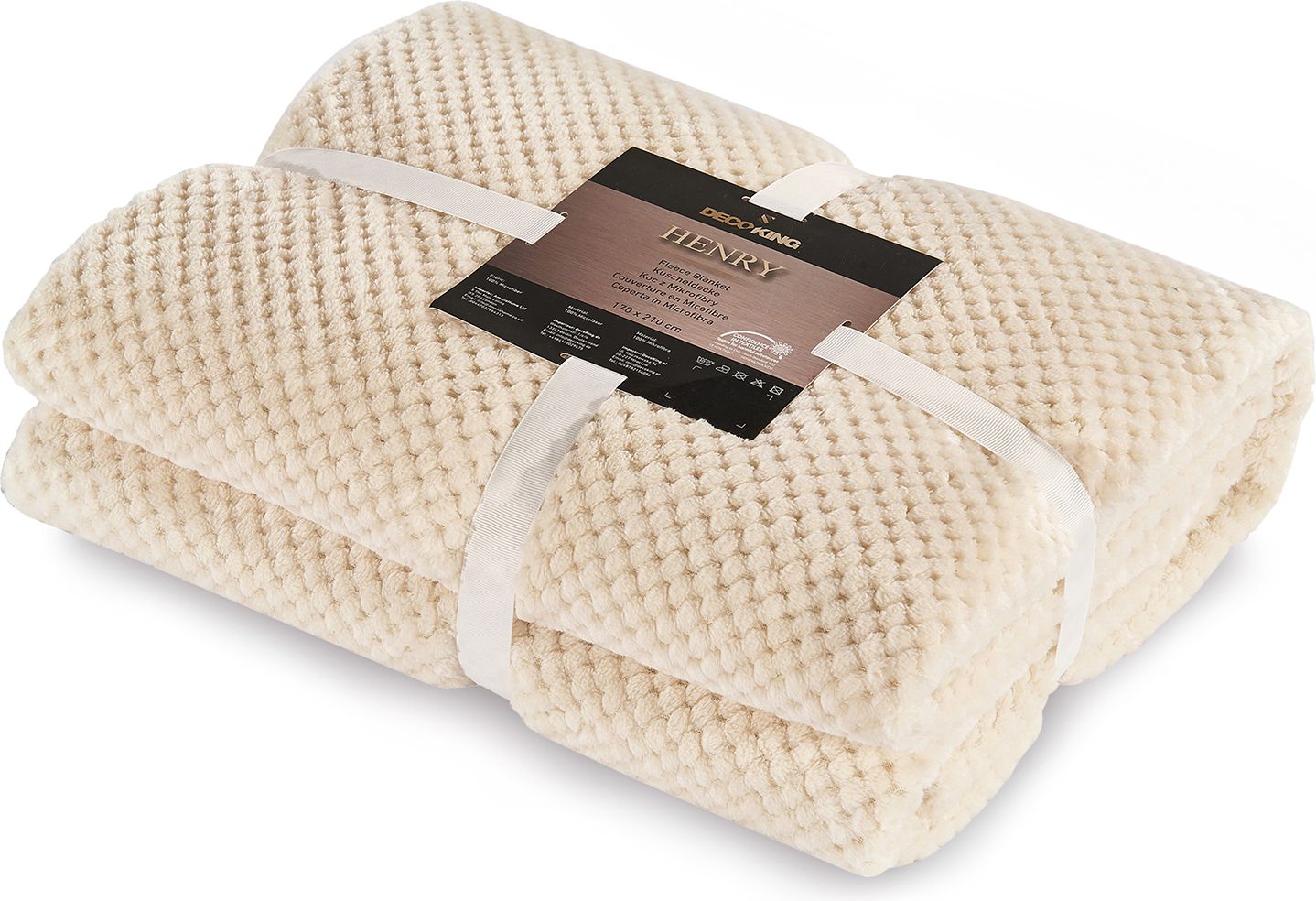 Decoking Koc Henry kremowy r. 170x210 cm