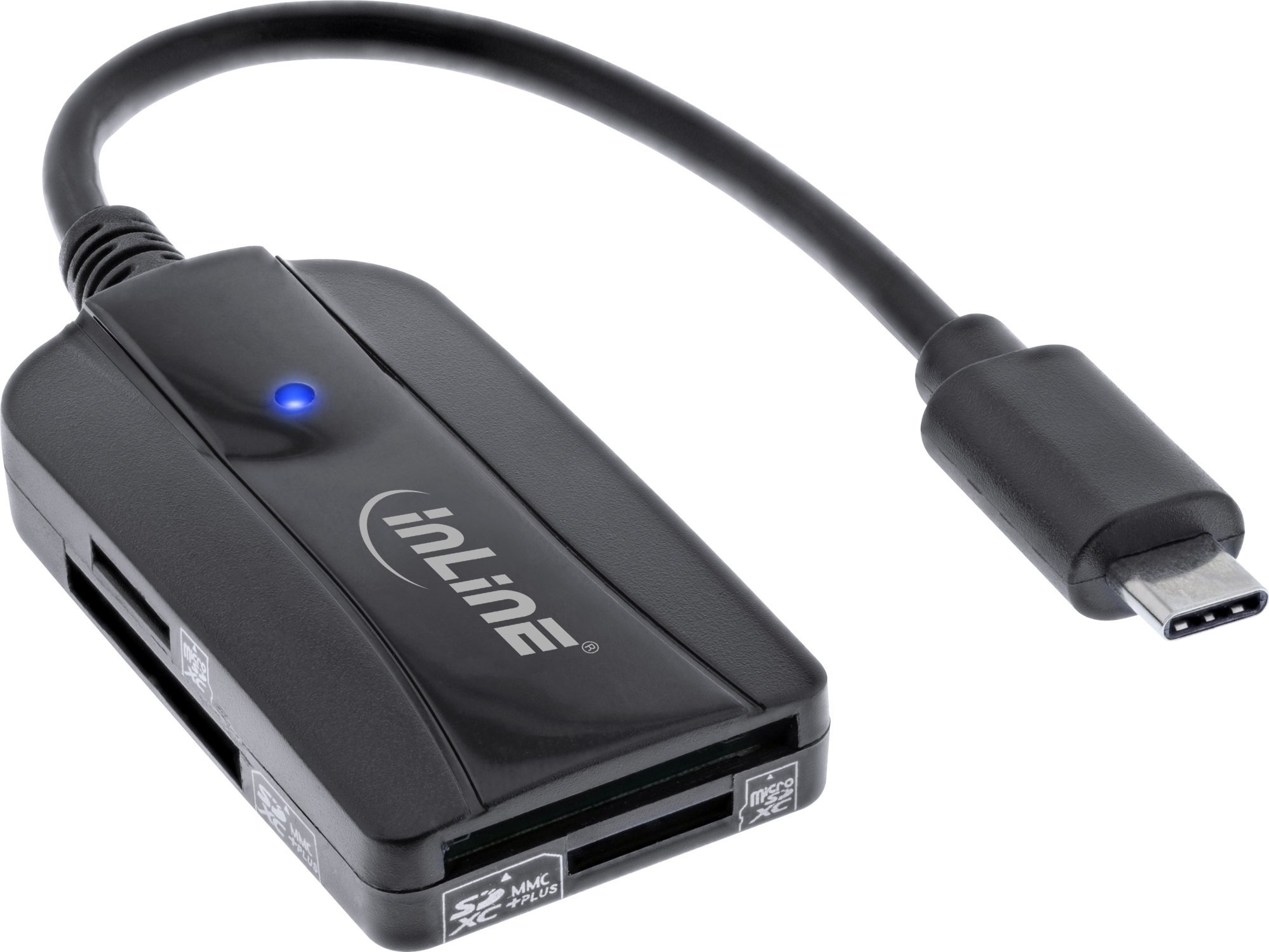 Czytnik InLine InLine® Card reader USB 3.1 USB-C, for SD/SDHC/SDXC, microSD, UHS-II compatible