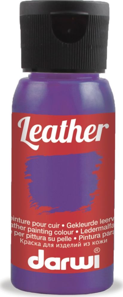 DARWI Farba do skóry 50 ml Fioletowa