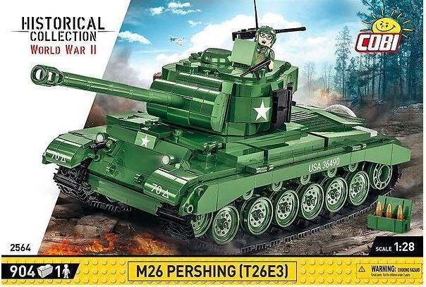 Cobi COBI 2564 Historical Collection WWII Czołg M26 Pershing (T26E3) 904 klockI