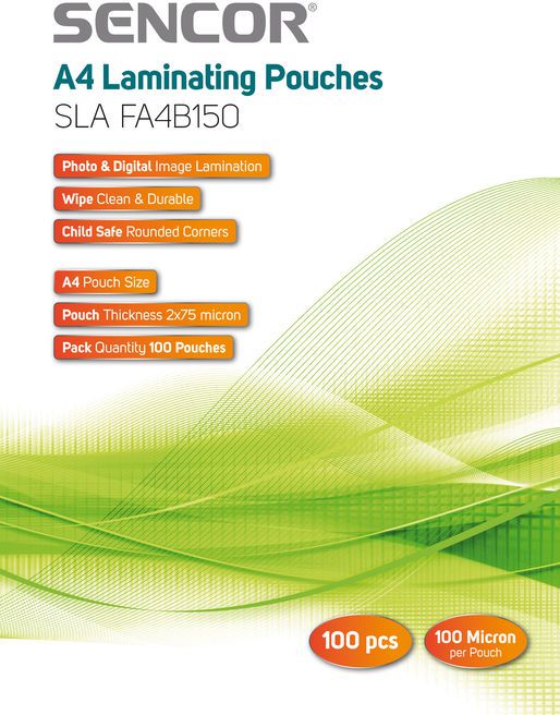 Sencor Folia do laminowania A4 100 szt (SLA FA4B150)