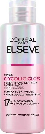 L’Oreal Paris Elseve Glycolic Gloss 5-minutowa kuracja laminująca do spłukiwania 200ml