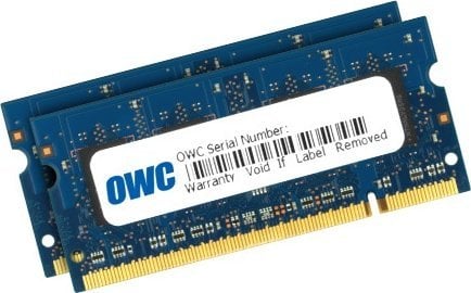 Pamięć dedykowana OWC 4.0GB (2x 2GB Module Set) PC-6400 DDR2 800MHz SO-DIMM 200 Pin Memory Module for Apple