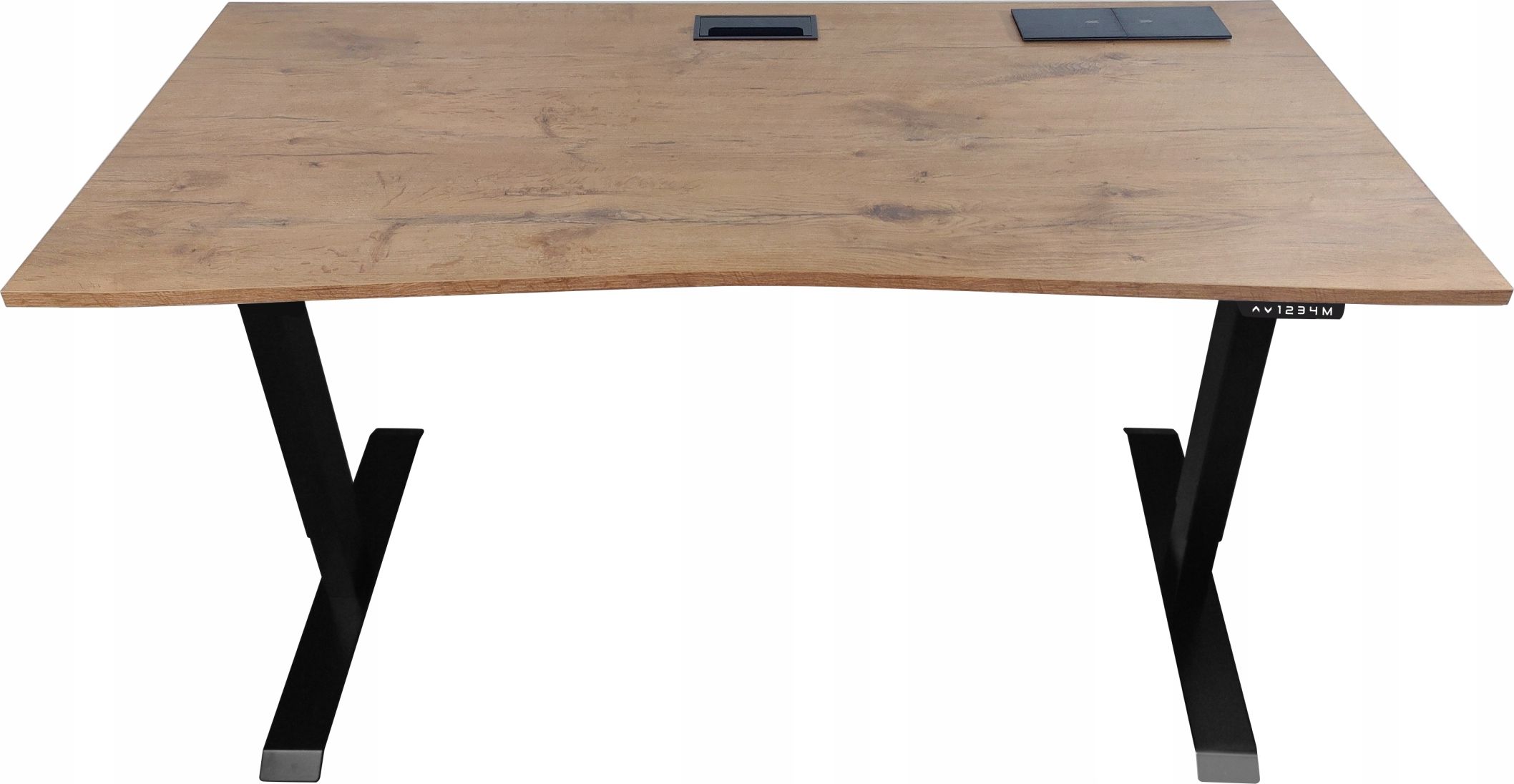 Biurko Zdesk Czarno-Brązowe 138 cm x 68 cm